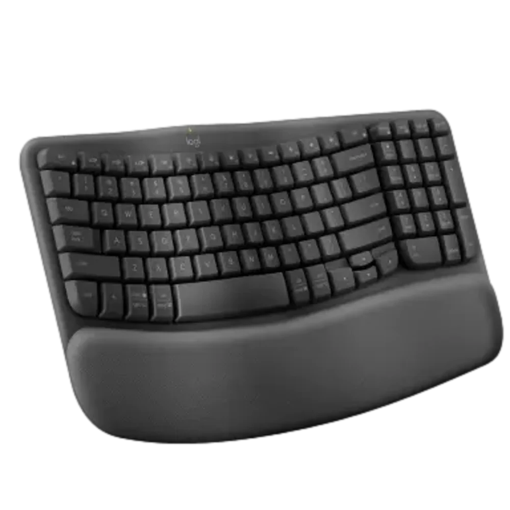 מקלדת ארגונומית אלחוטית Logitech WAVE KEYS