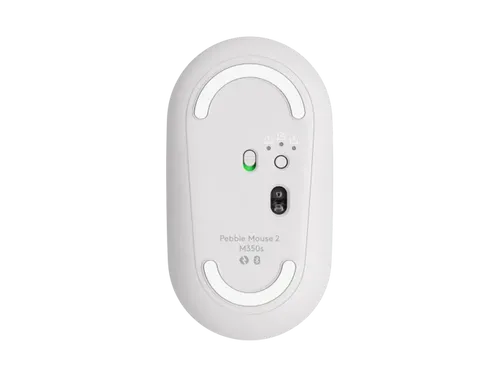 עכבר אלחוטי לבן  Logitech PEBBLE 2 M350S