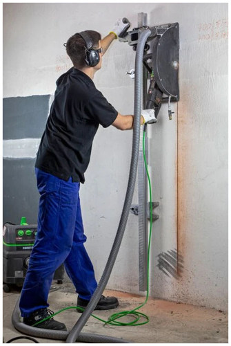 משור לחיתוך בטון וקירות 16” עם מסילות מנחות ETR 400.1