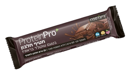 חטיף חלבון בטעם שוקולד בראוניז (60 גרם) - Protein Pro - נייצ'רספרו