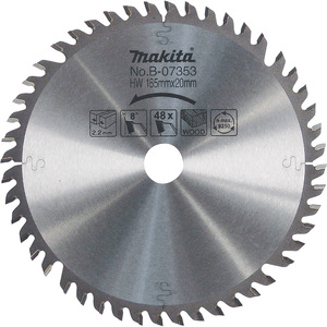 להב TCT שקט למסור נחיתה 165X48 עץ MAKITA