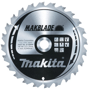 להב וידיה לעץ 305 מ"מ 100 שיניים MAKITA