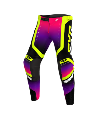 חליפת רכיבה FXR RACING REVO PRO צהוב/סגול /שחור