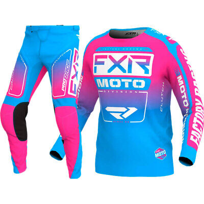 חליפות רכיבה לילדים- 2024 FXR YOUTH CLUTCH  PINK KIT COMBO