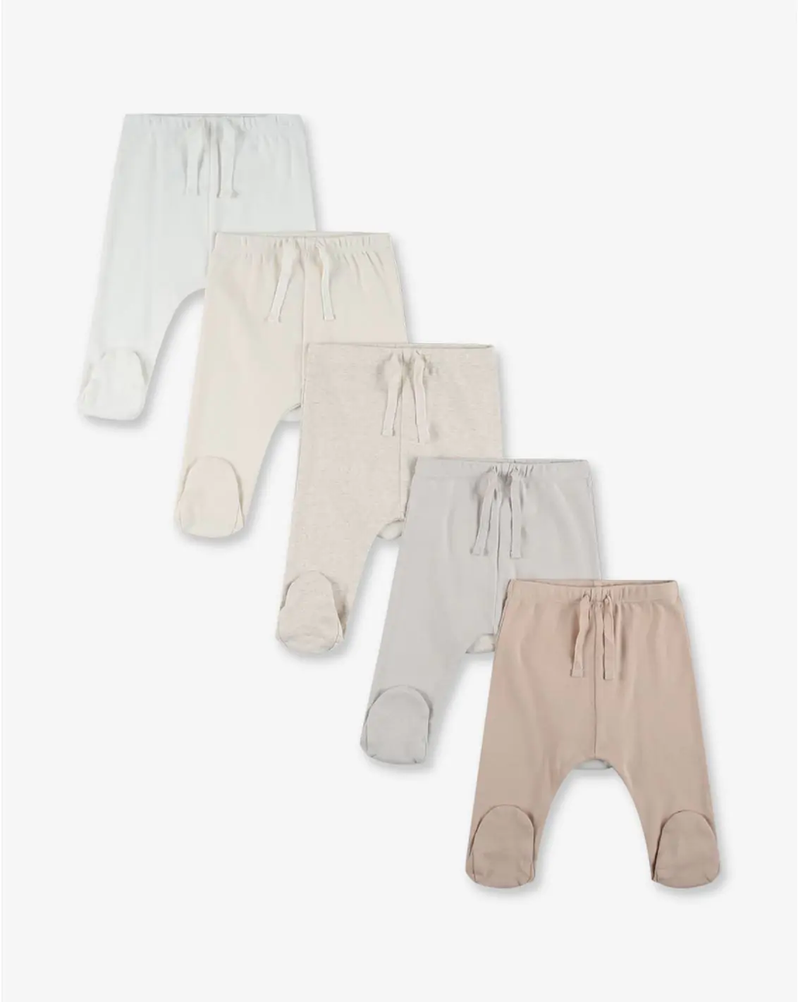 מארז חמישיית מכנסיים - 5PACK - שמנת