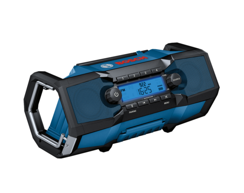 רדיו נטען משולב העובד על סוללות בוש  18V BOSCH