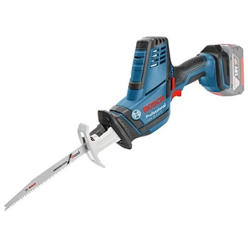 מסור חרב נטען קומפקטי BOSCH GSA 18 V-Li C + סוללה 4 אמפר + מטען