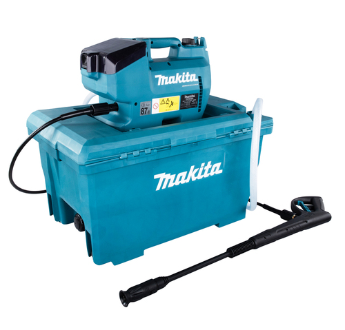 מכונת שטיפה בלחץ 2X18V נטען 55/30 BAR גוף במזוודה MAKITA DHW080ZK