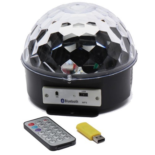 כיפת אורות משולב רמקול LED BALL - המוצר אזל מהמלאי