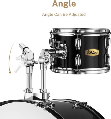 ערכת מערכת תופים בצבע שחור 