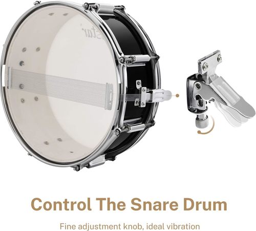 ערכת מערכת תופים בצבע שחור 