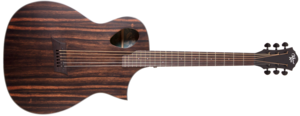 גיטרה אקוסטית מוגברת MICHAEL KELLY Forte PORT EXOTIC JAVA EBONY