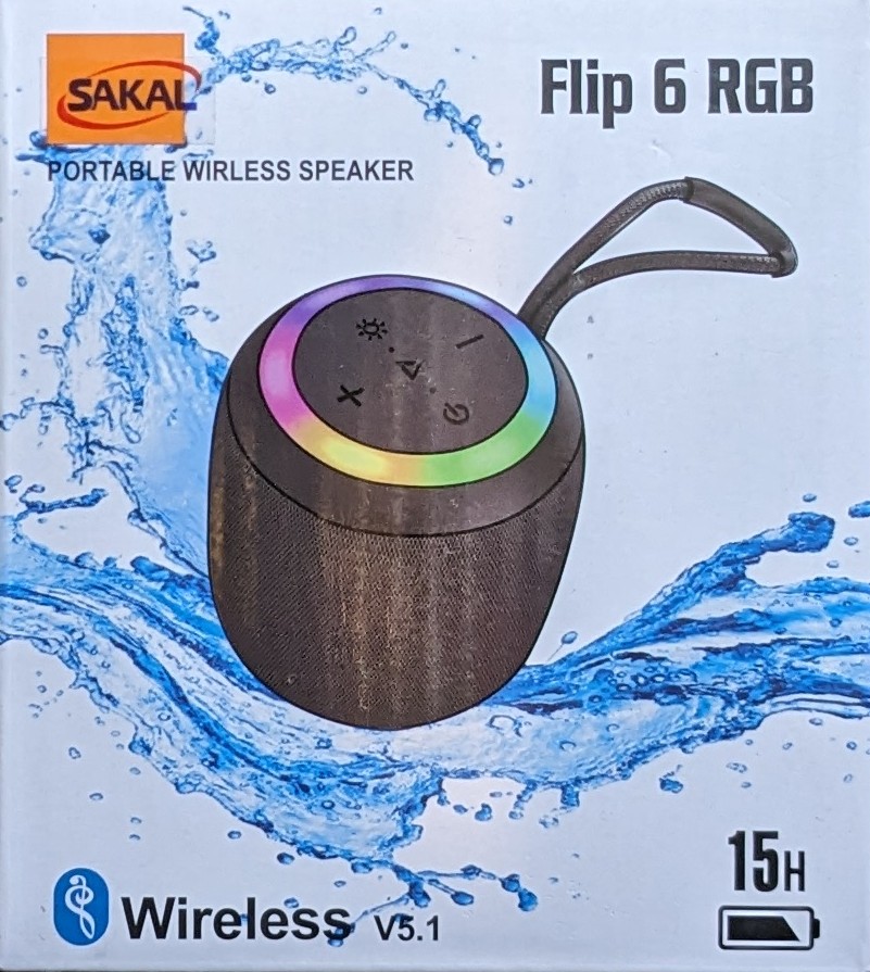רמקול נייד נטען סקאל FLIP 6 RGB