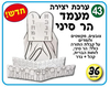 36 יצירה מעמד הר סיני בתלת מימד /אפונה