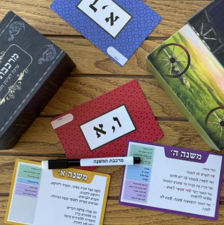 מרכבת המשנה - ערכת כרטיסיות לשינון מסכת אבות