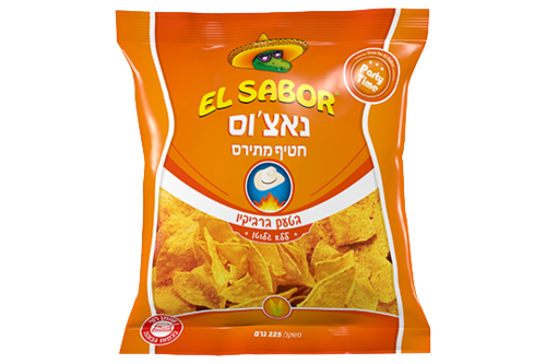 נאצ'וס בטעם ברביקיו 225 ג' ללא גלוטן