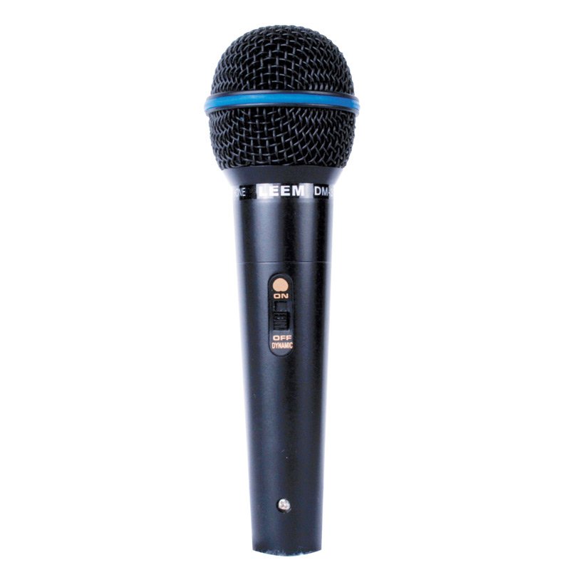 מיקרופון לשירה/ דיבור דינמי LEEM DM-300 עם כבל 5מ