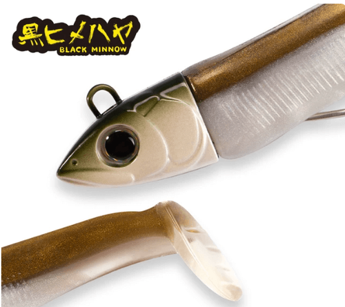 סט 25 גרם Hunthouse Black Minnow combo סיליקון שוחט הלוקוסים!
