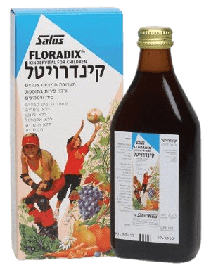 קינדרויטל | תערובת תמציות צמחים | רכזי פירות בתוספת סידן | מכיל 250 מ"ל | ללא שמרים - אלכוהול - חומרים משמרים |  גרמזה | GRAMSE