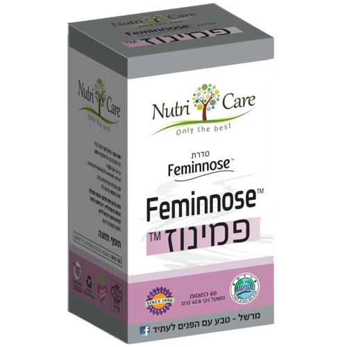 פמינוז | מכיל 60 כמוסות | תוסף תזונה | טבעוני |  נוטרי קר | Nutri Care