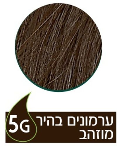 נטורטינט | צבע שיער קבוע | 5G ערמונים בהיר מוזהב | מכיל 165 מ