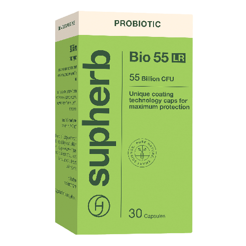 ביו 55 LR | מכיל 30 כמוסות | פורמולה עוצמתית | סופהרב | SUPHERB