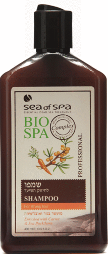 שמפו לחיזוק השיער | גזר ואובליפיחה | 400 מ