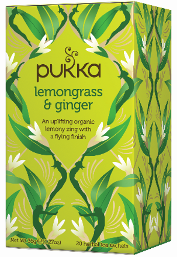 למון גראס וג'ינג'ר | חליטת צמחים אורגנית | פוקה | PUKKA