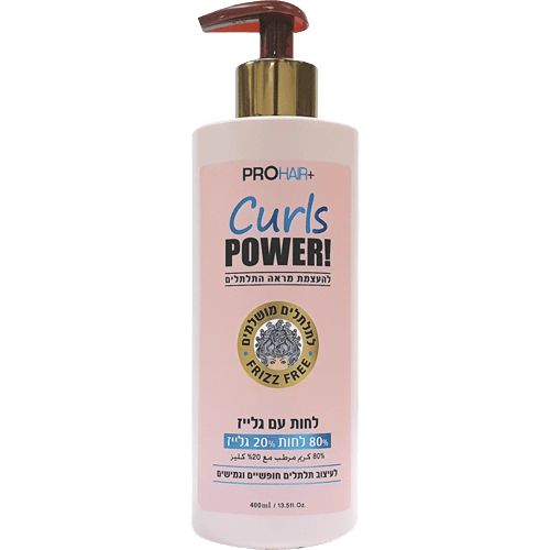 פרוהייר לחות עם גלייז 80% לחות 20% גלייז 400 מ"ל | PROHAIR פרוהייר | PROHAIR