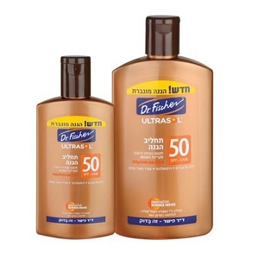 אולטרסול SPF50 - תחליב הגנה - 250 מ"ל ד"ר פישר | Dr. Fischer