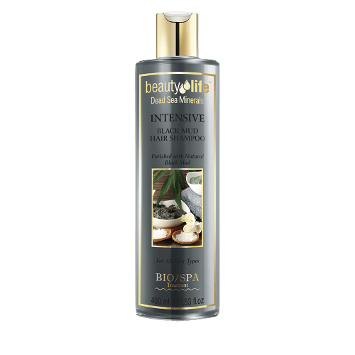 שמפו משקם לשיער בתוספת בוץ טבעי - בייטי לייף - 400 מ"ל ארומה דד סי | Aroma Dead Sea