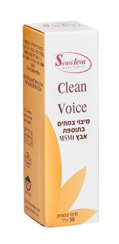 CLEAN VOICE | קלין ווייס | מכיל 30 מ"ל | על בסיס תמציות צמחים פרופוליס |  סנסי טבע | Sensi Teva