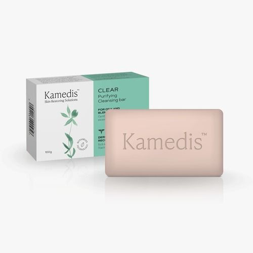 סבון לעור שומני | מכיל תמציות צמחים וחימר ירוק | 100 גרם | קמדיס | Kamedis