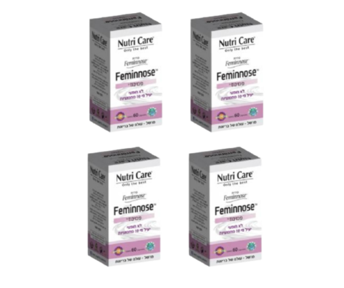 רביעייה | פמינוז | מכיל 240 כמוסות | תוסף תזונה | טבעוני |  נוטרי קר | Nutri Care