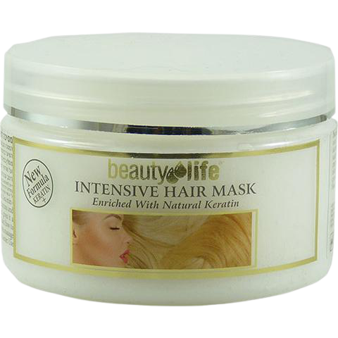 מסכת שיער אינטנסיבית | בתוספת קרטין טהור | לכל סוגי השיער | 250 מ"ל | מכילה מינרלים מים המלח וקראטין טבעי | סי אוף ספא | Sea Of Spa