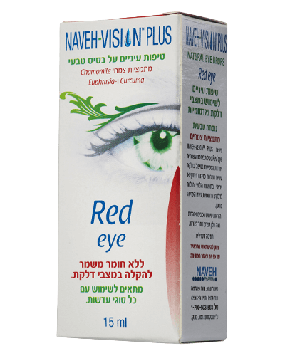 Red Eye | טיפות עינים על בסיס טבעי מתמציות צמחים | 15 מ