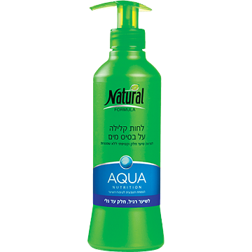 קרם לחות קליל על בסיס מים | לשיער רגיל, חלק וגלי | 400 מ"ל |  נטורל פורמולה | Natural Formula