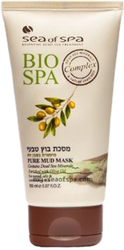 מסכת בוץ טבעי מועשרת בשמן זית | 150 מ