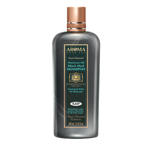 ארומה | שמפו בוץ | עשיר במינרלים | עם שמן ארגן | 380 מ