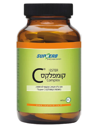 קומפלקס ויטמין C | לא חומצי | 500 מ