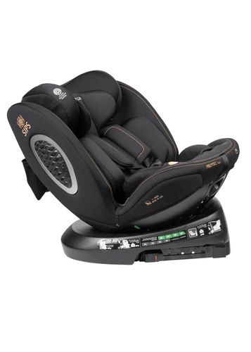 כיסא בטיחות מסתובב 360º משולב בוסטר דגם I-PROTE PLUS בתקן I-Size צבע אפור ספורטליין
