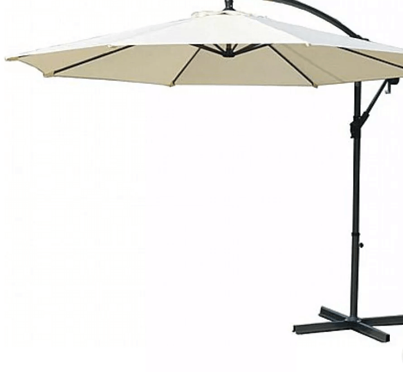 שמשיית צד אלומיניום 3 מטר בצבע אופוויט דגם גאלה