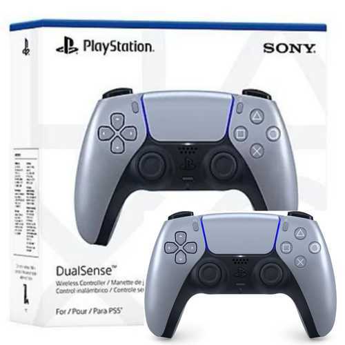PLAYSTATION 5 DUALSENSE WIRELESS Sterling Silver CONTROLLER יבוא סוני