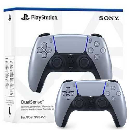 PLAYSTATION 5 DUALSENSE WIRELESS Sterling Silver CONTROLLER יבוא סוני