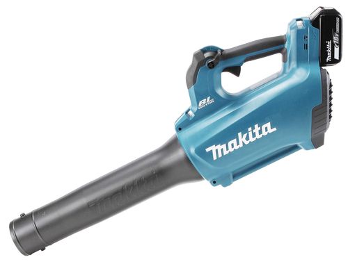מפוח נטען בראשלס עם סוללה 4 אמפר ומטען מהיר - MAKITA DUB184Z/XBU03Z 18V BL 