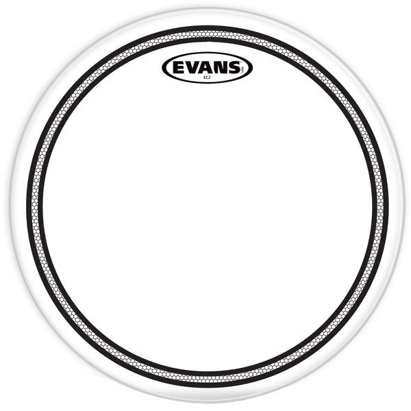 עור "13 שקוף כפול עם טבעת EVANS EC2 CLR SST