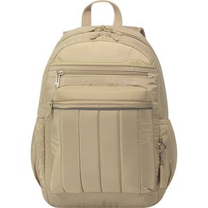 תיק גב Plaine למחשב 14" גב ארגונומי ותאי חלוקה נגד מים בז