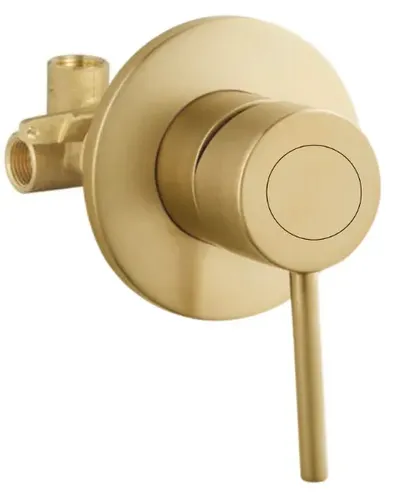אינטרפוץ 3 דרך למקלחת מבית גרואה Grohe דגם BauClassic 29048000GM בגימור זהב.