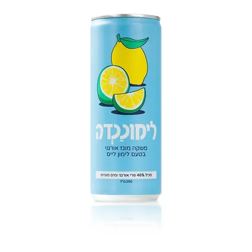 פחית לימוננדה משקה קל מוגז (250 מ