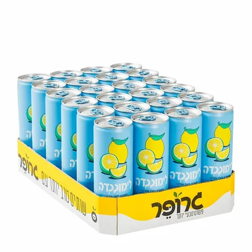 מבצע ארגז (24 יח') - פחית לימוננדה משקה קל מוגז (250 מ
